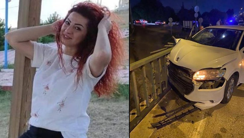 Genç kadın alkollü sürücünün kurbanı oldu!