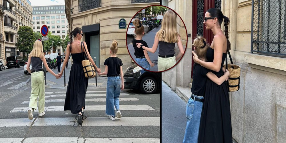 Özilhan, kızlarıyla Paris'te...