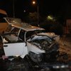 Servis aracına çarpan otomobil yandı: 1 ölü, 5 yaralı