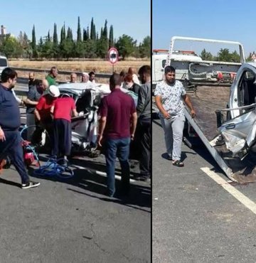 Hurdaya döndü, motoru fırladı: 3 ölü, 1 yaralı