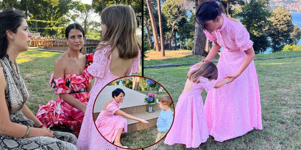 Çocuklar gibi eğlendi!