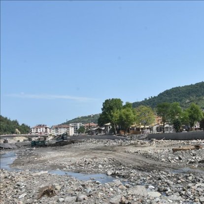 Bozkurt'ta selin izlerini silme çalışmaları devam ediyor - Güncel son haberler
