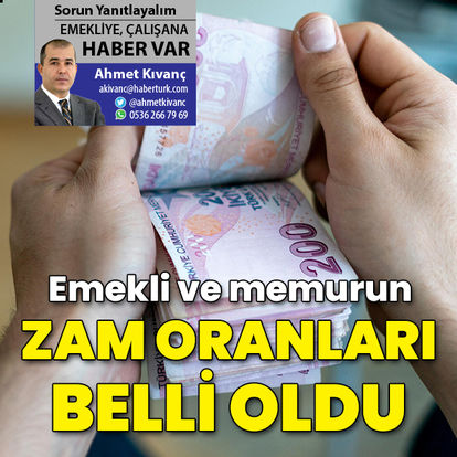 Memur ve emekli zammı belli oldu! Temmuz 2022 Emekli ve memur maaşına ne kadar, yüzde kaç zam geldi? İşte zamlı memur ve emekli  maaşları