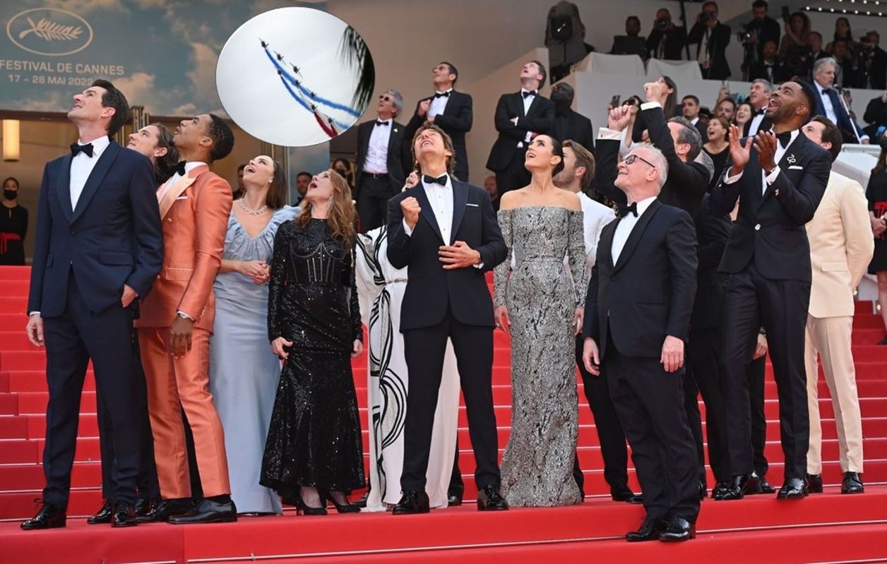 'Top Gun: Maverick'in Cannes Film Festivali'ndeki galasında Fransız Hava Kuvvetleri, özel bir gösteri uçuşu gerçekleştirmişti. 