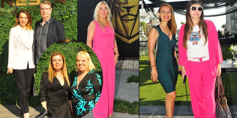 Ünlü hanımların davet buluşması...