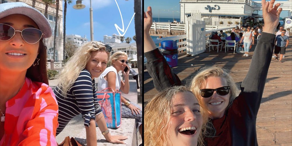 Kız kıza tatilde...