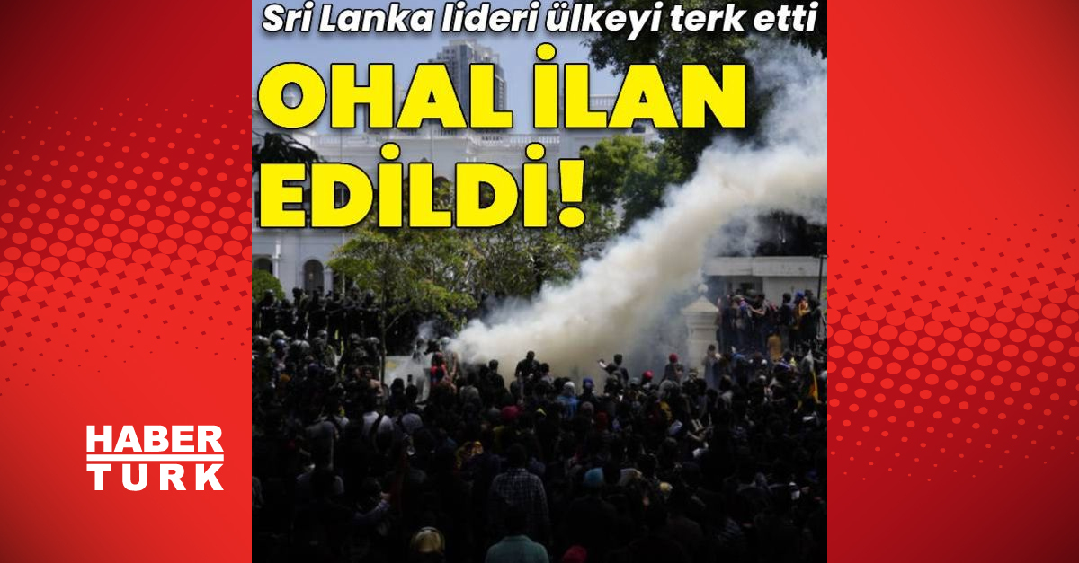 Sri Lanka Devlet Başkanı ülkeyi terk