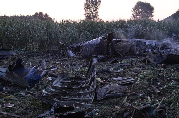 Kavala'da düşen uçağın mürettebatının cesetleri bulundu