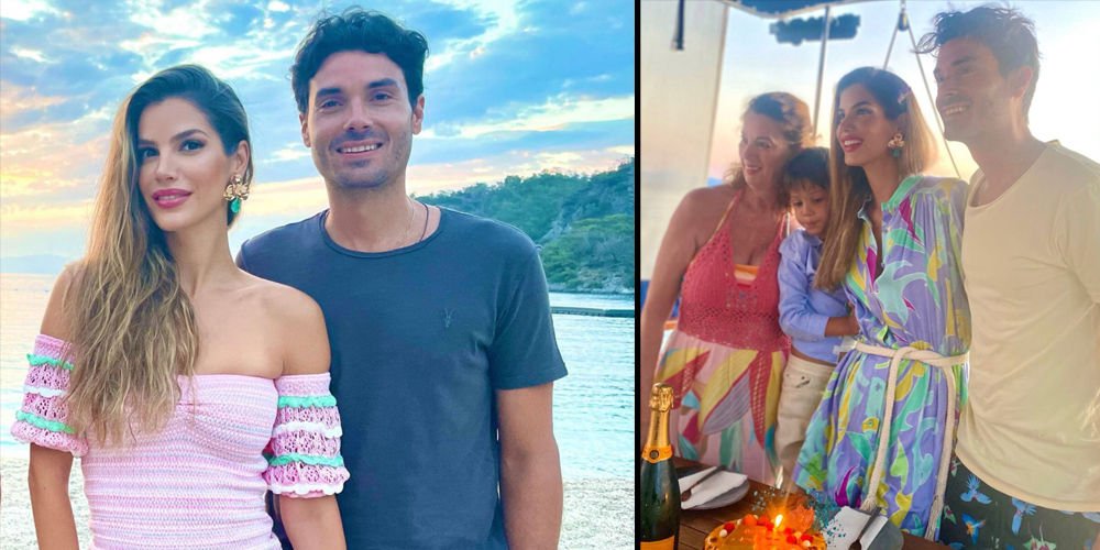 Tatilde ailece kutlama...