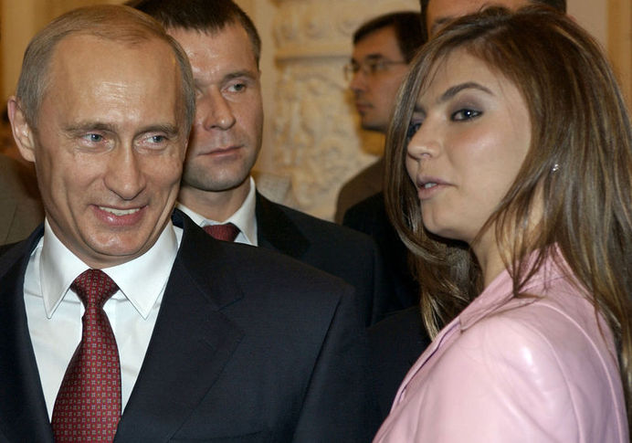 Rusya Devlet Başkanı Vladimir Putin ve eski Olimpiyatçı Alina Kabaeva