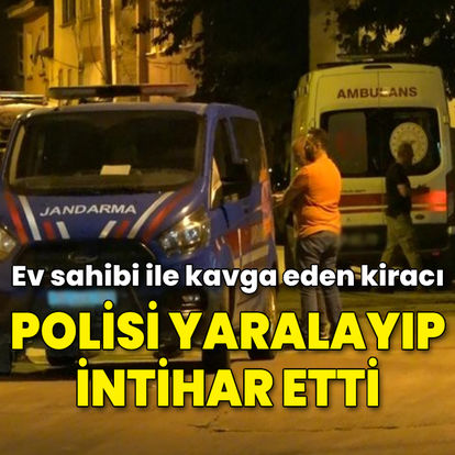 Bursa'da ev sahibiyle tartışan şahıs tüfekle 1 polisi yaralayıp, intihar etti