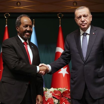 Cumhurbaşkanı Erdoğan, Somali Cumhurbaşkanı Hasan Şeyh Mahmud ile telefonda görüştü
