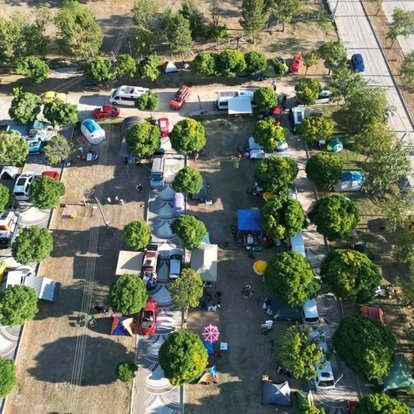 Harmancık'taki kamp ve karavan alanı ilgi görüyor