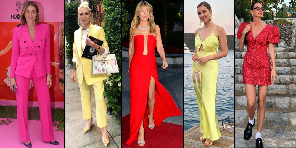 Yazın renkli şıkları...