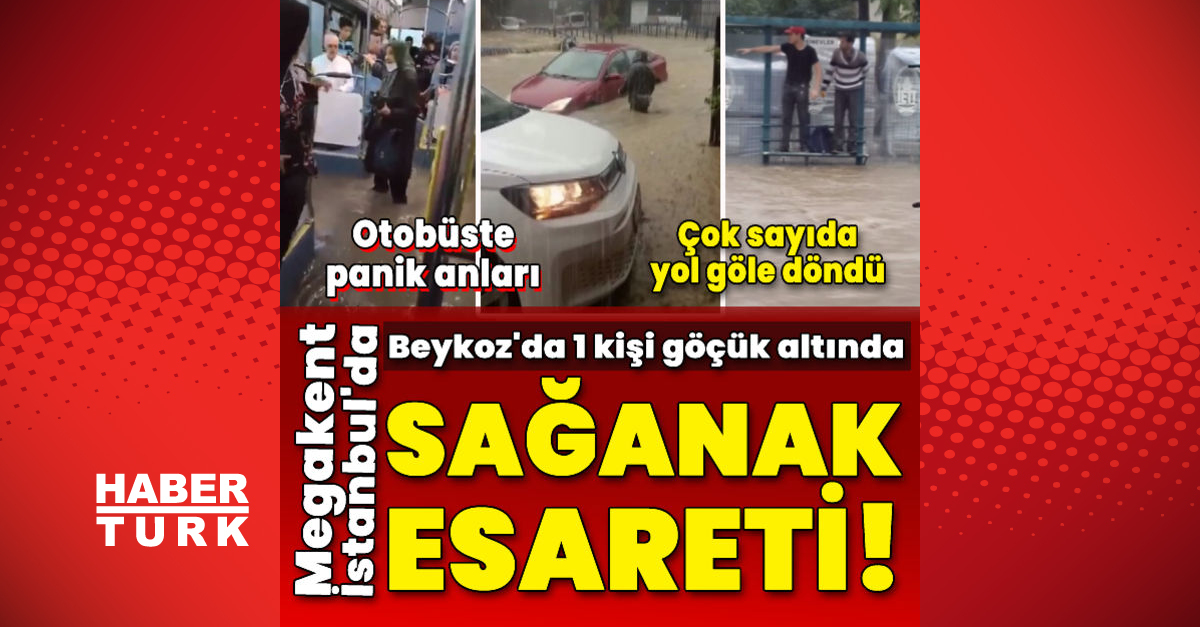 İstanbulda sağanak etkili oldu