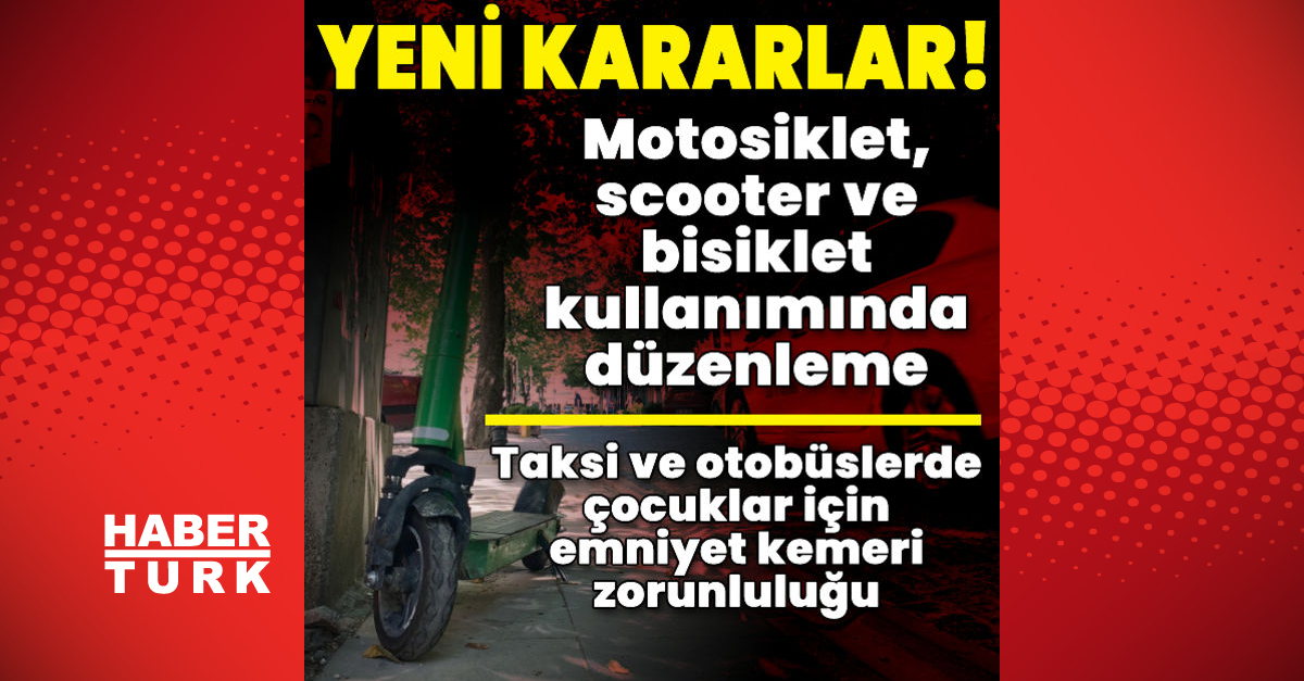 Motosiklet, scooter ve bisiklet kullanımında yeni dönem!