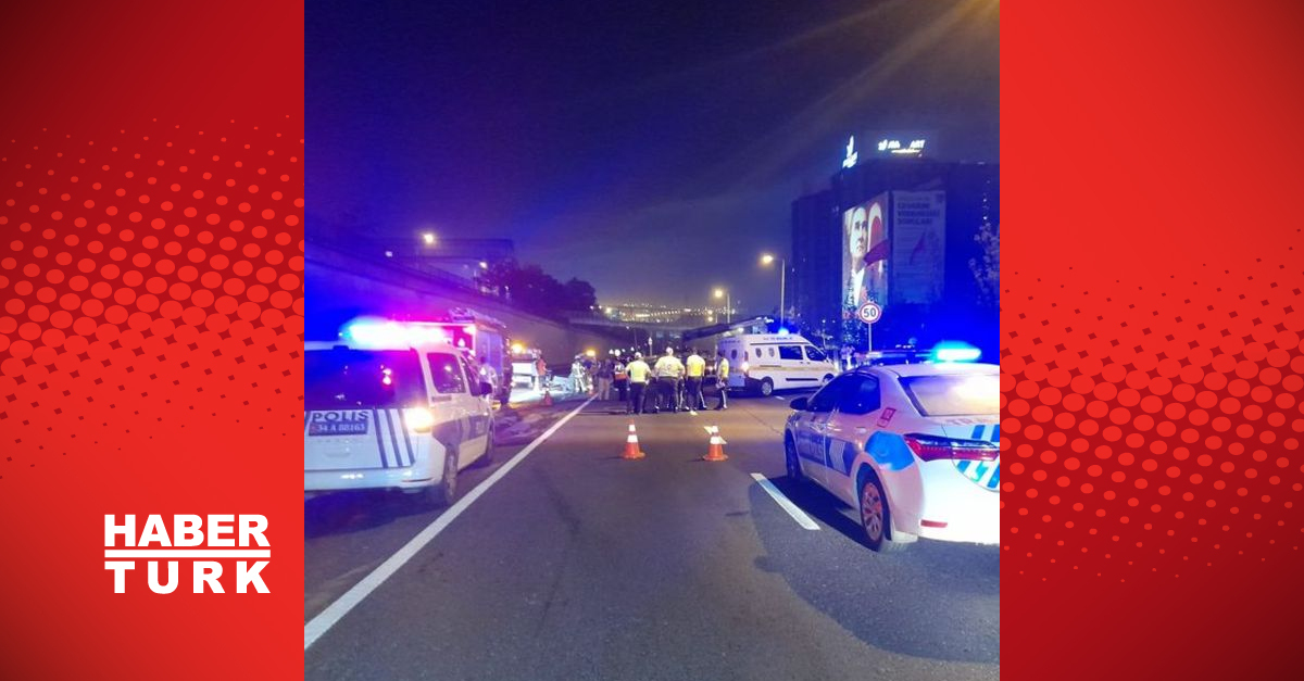 Sarıyer TEM Otoyolu’nda otomobil bariyerlere çarptı: 1 ölü