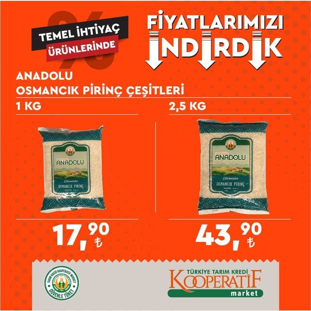 Tarım Kredi Market indirimli ürünler kataloğu listesi: Ağustos 2022 Tarım Kredi Kooperatif Marketlerinde neler ve hangi ürünler indirime girdi?