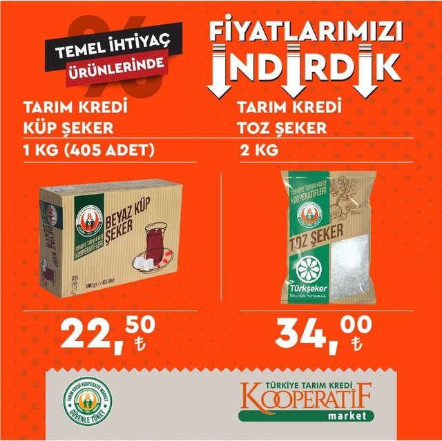 Tarım Kredi Market indirimli ürünler kataloğu listesi: Ağustos 2022 Tarım Kredi Kooperatif Marketlerinde neler ve hangi ürünler indirime girdi?