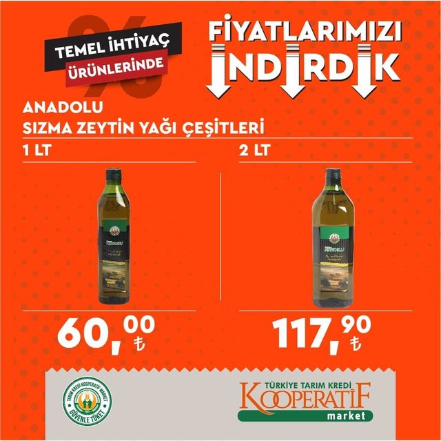 Tarım Kredi Market indirimli ürünler kataloğu listesi: Ağustos 2022 Tarım Kredi Kooperatif Marketlerinde neler ve hangi ürünler indirime girdi?