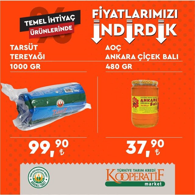 Tarım Kredi Market indirimli ürünler kataloğu listesi: Ağustos 2022 Tarım Kredi Kooperatif Marketlerinde neler ve hangi ürünler indirime girdi?