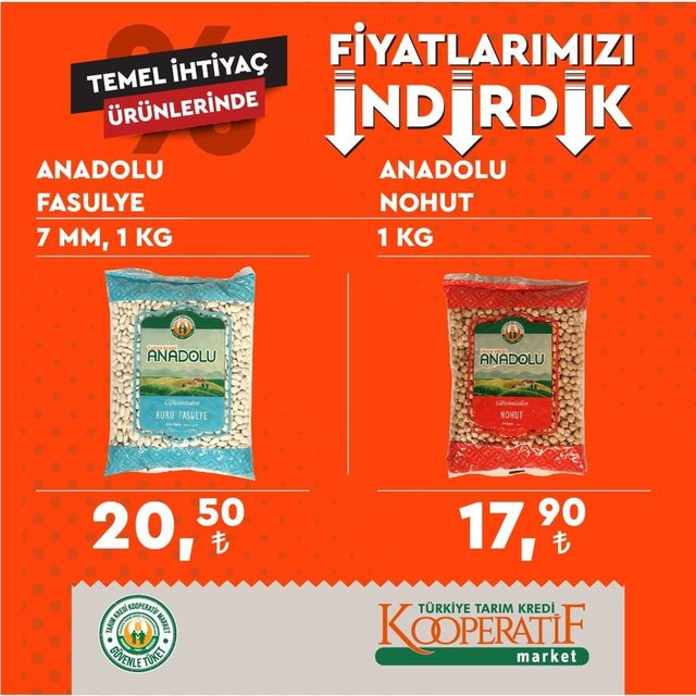 Tarım Kredi Market indirimli ürünler kataloğu listesi: Ağustos 2022 Tarım Kredi Kooperatif Marketlerinde neler ve hangi ürünler indirime girdi?