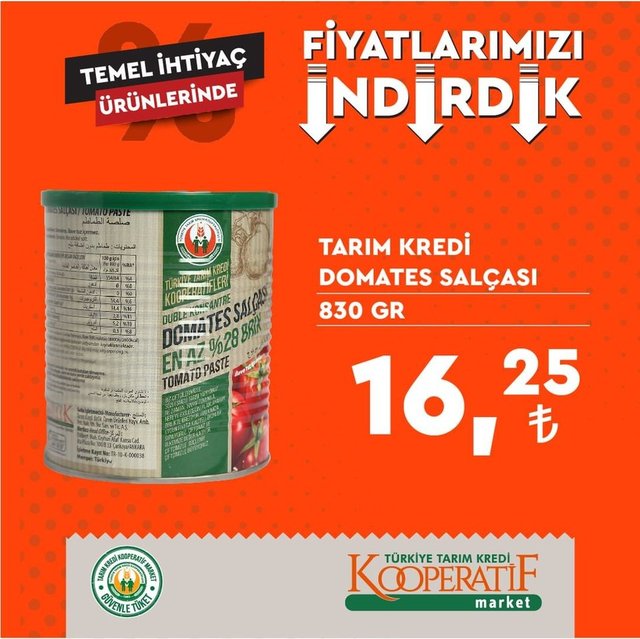 Tarım Kredi Market indirimli ürünler kataloğu listesi: Ağustos 2022 Tarım Kredi Kooperatif Marketlerinde neler ve hangi ürünler indirime girdi?