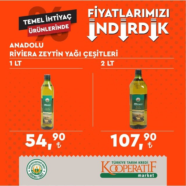 Tarım Kredi Market indirimli ürünler kataloğu listesi: Ağustos 2022 Tarım Kredi Kooperatif Marketlerinde neler ve hangi ürünler indirime girdi?