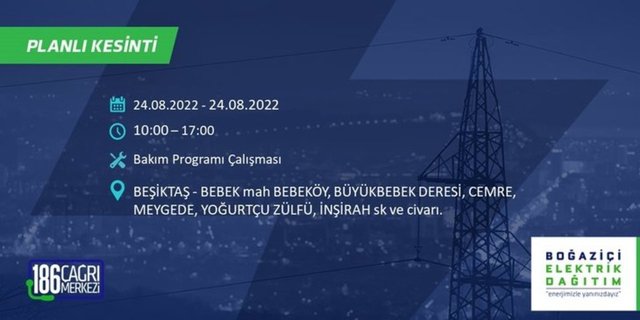 BEDAŞ duyurdu! İstanbul'da büyük elektrik kesintisi: 12 ilçede 8 saate varan kesinti olacak! İşte, elektriğin kesileceği ilçeler ve mahalleler