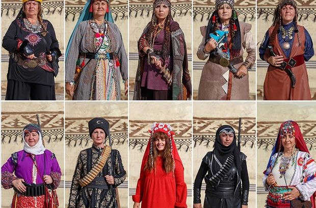 Anadolu'nun kadınları Malazgirt Zaferi etkinliklerini renklendirdi