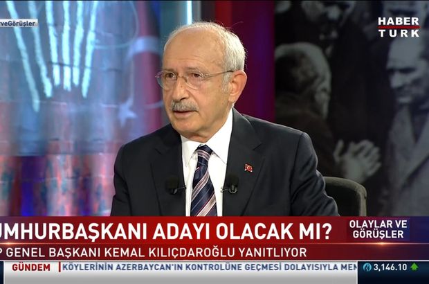 Kılıçdaroğlu'ndan Habertürk TV'ye açıklamalar