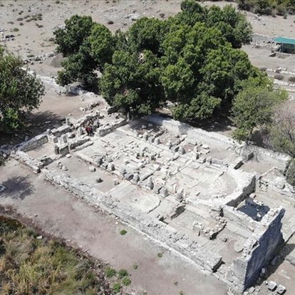 Kaunos Antik Kenti'nde Bizans mezarları gün yüzüne çıkarılıyor