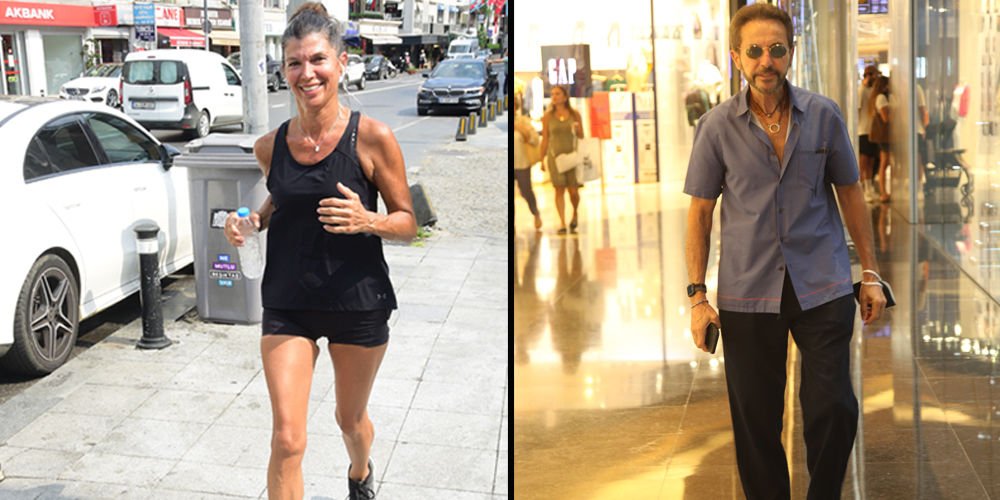 Caddelerde alışveriş ve spor...