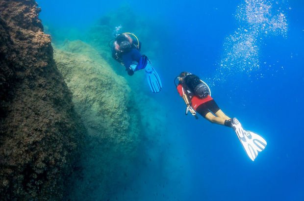 Derin dalış tutkunlarının Mersin'deki adresi