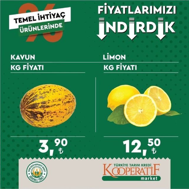 Tarım Kredi Market Indirimli ürünler Listesi Ve Fiyatları Güncellendi ...