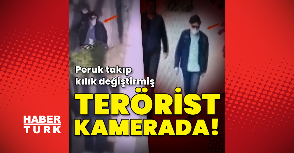 Terör örgütü DEAŞ’ın sözde üst düzey yöneticisi İstanbul’da güvenlik kameralarına böyle yansımış