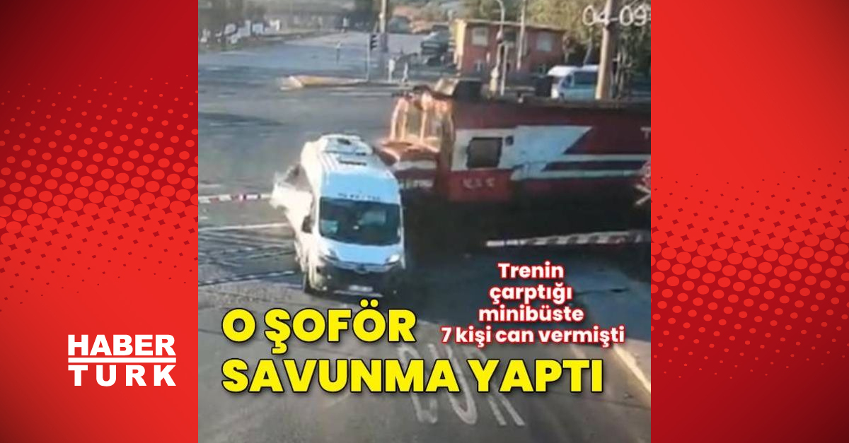 Treni rayların üzerinde fark ettim