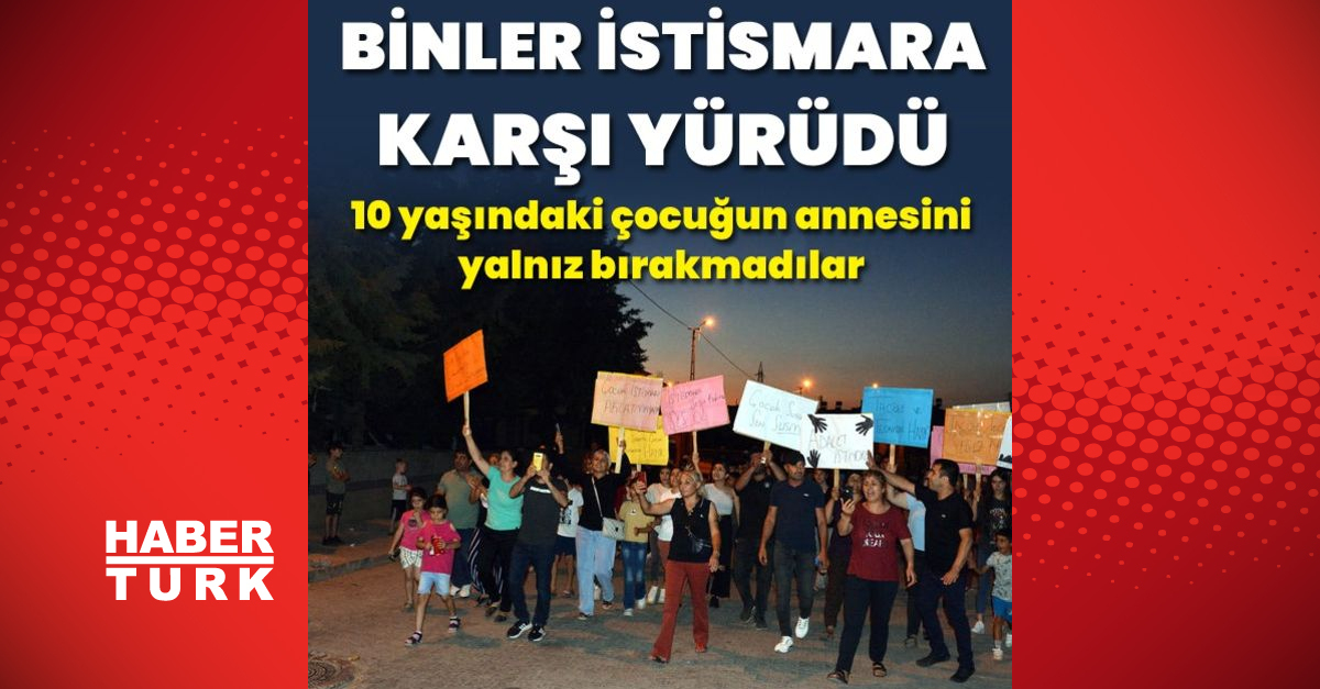 Cinsel istismara karşı eylem yaptılar