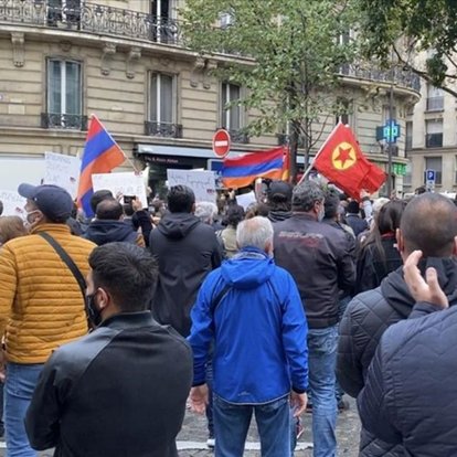 Fransa'daki Azerbaycan Büyükelçiliği'ne saldırı