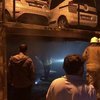 Ümraniye'de otoparkta çıkan yangında 5 otomobil yandı
