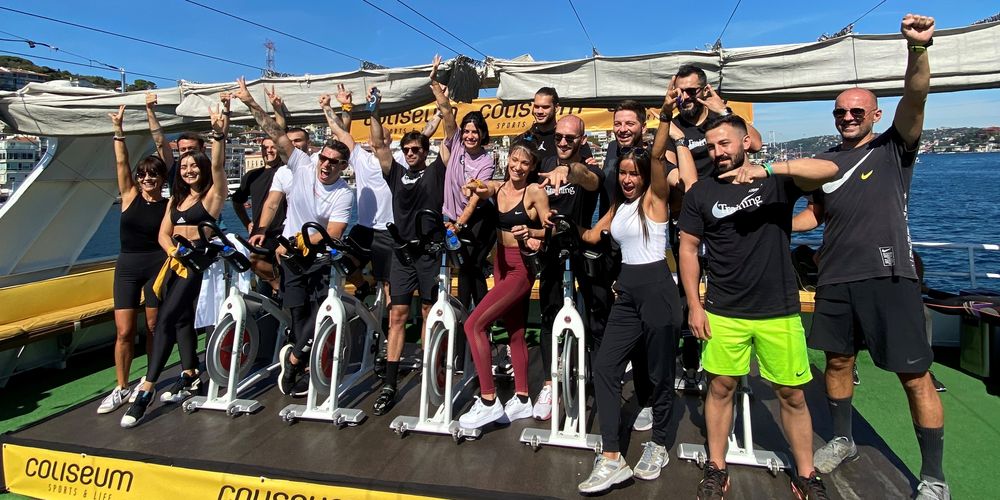 Sporseverler Boğaz'da!