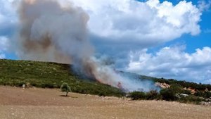 Çanakkale'de korkutan orman yangını!