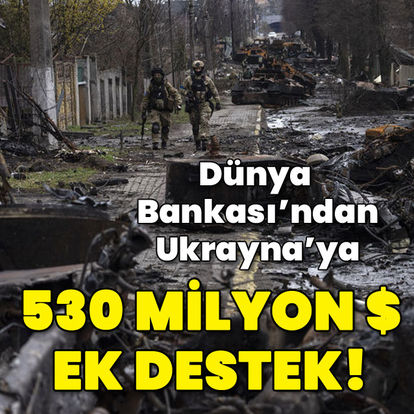 Son dakika haberler: Dünya Bankası'ndan Ukrayna'ya 530 milyon dolar ek destek!