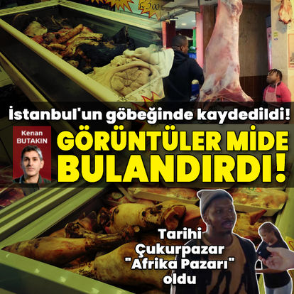 İstanbul'un göbeğinde şoke eden görüntüler!