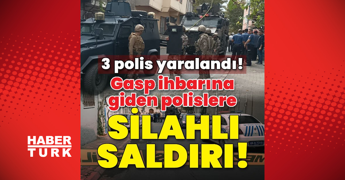 Gasp ihbarına giden polislere silahlı saldırı!