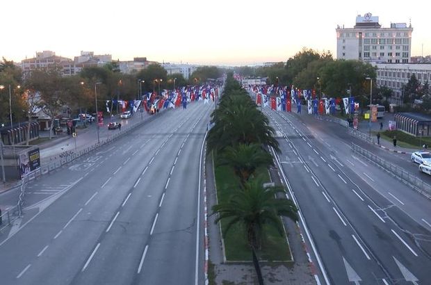 Vatan Caddesi Cumhuriyet Bayramı provası için kapatıldı
