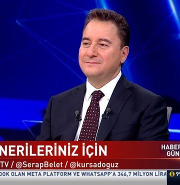 DEVA Partisi Genel Başkanı Ali Babacan, Habertürk