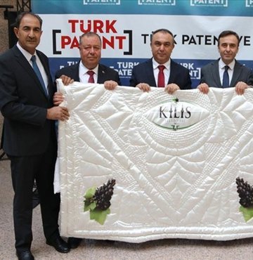 Kilis yorganı, Türk Patent ve Marka Kurumu tarafından coğrafi işaretle tescil edildi