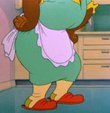 Hepimizin severek izlediği Tom ve Jerry karakterinde hafızalara kazınan ilginç bir karakter daha var. Yüzünü asla göremediğimiz terlikli kadın! Bu karakterin yüzü bu zamana kadar sadece birkaç kez yayınlandı.