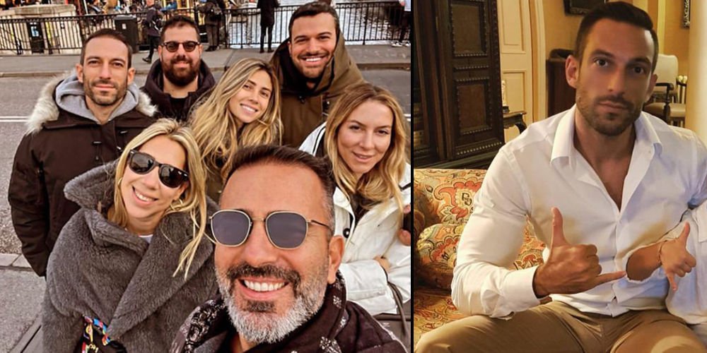 Dostlarıyla tatilde...